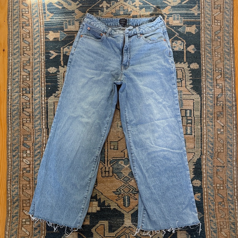 J. Crew Curvy Wide-Leg Crop Jean